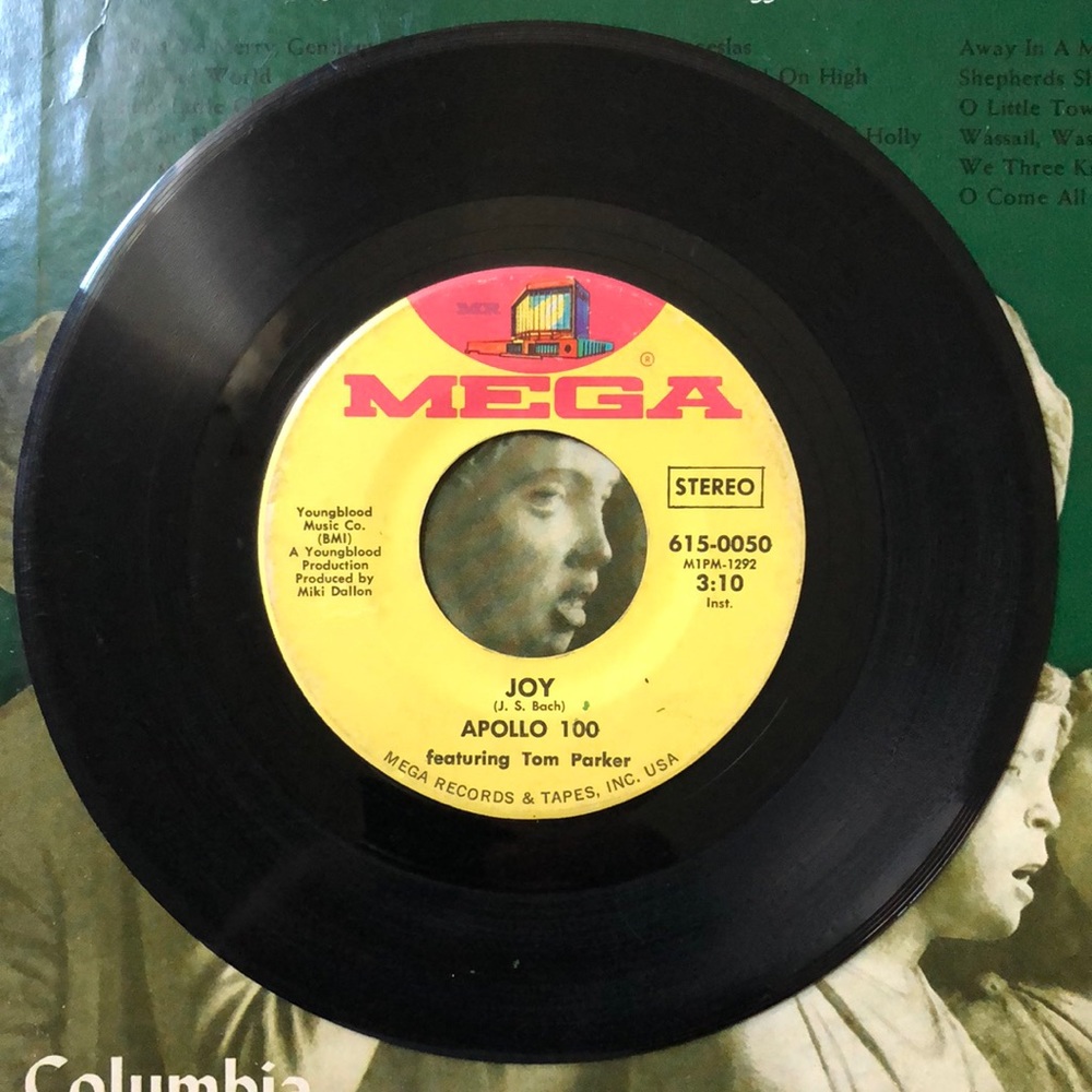 Apollo 100 Joy/Excercise In A Minor Vinyl 45 Record '71